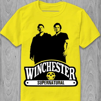 Футболка Winchester Supernatural PG05677 goodreclama L Жовтий