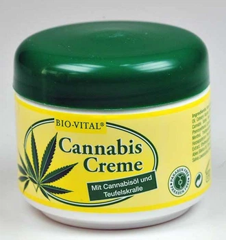 Крем з конопляною олією та Кігтем диявола Bio-Vital Cannabis Creame devils claw 125мл
