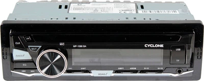 Автомагнитола 1-DIN (Cyclone) USB + Bluetooth + microSD + AUX MP-1086 MP-1086