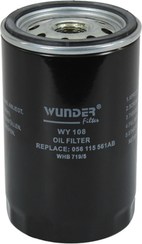 Фільтр масляний (Wunder Filter) VW Golf III з91-99р.в. 1.6, 1.8, 2.0 WY 108 Wunder (WY108)