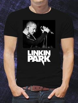 Футболка чоловіча Linkin Park poster PG00268 goodreclama L Чорний