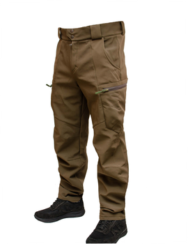 Зимові Штани WinTac Soft Shell Viking Khaki 2XL Short хакі