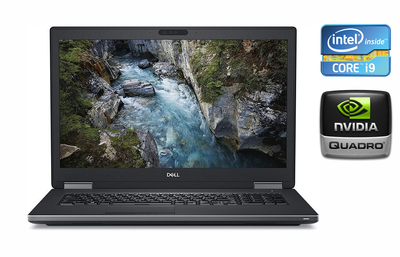 Мобильная рабочая станция Dell Precision 7730 / 17.3" (1920x1080) IPS / Intel Core i9-8950HK (6 (12) ядер по 2.9 - 4.8 GHz) / 64 GB DDR4 / 1000 GB SSD / Quadro P5200, 16 GB GDDR5, 256-bit / HDMI / Win 10 б/у