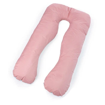 Подушка MirSon для беременных и отдыха Eco Line №8016 U-образная Dusty Rose [36658]