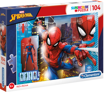 Puzzle Clementoni Spider Man 104 elementy 27118 (8005125271184)