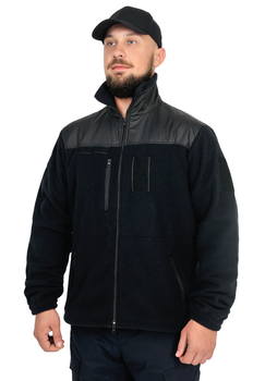 Тактична флісова кофта WinTac Sarmat Dark blue Fleece 280 г/м 3XL темно синя