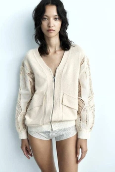 Трикотажний бомбер Zara 2488/102 S