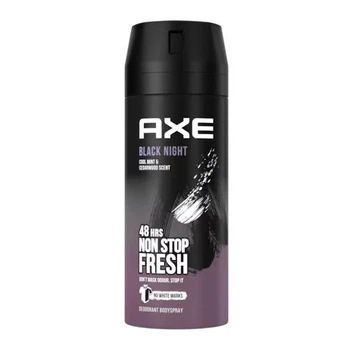 Дезодорант-спрей AXE BLACK NIGHT (Освіжаюча м'ята та Кедр) 150 мл. (126692)