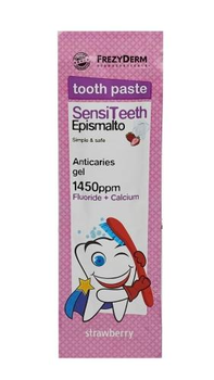 Дитяча зубна паста для чутливих зубів FrezyDerm Sensiteeth Epismalto Toothpaste 1450ppm 2 мл