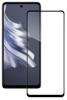 Защитное стекло для Tecno Spark 20 Pro / проклейка по всей плоскости экрана