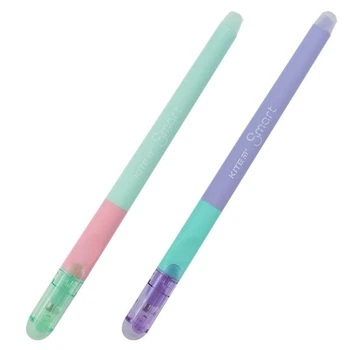 Ручка KITE гелева, 0,5 мм., Smart 5, пиши-прай, Синя, (K23-098-2)