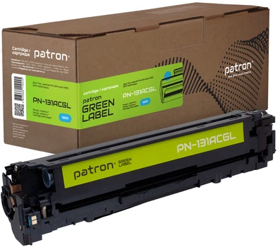 Картридж Patron Green Label для HP 131A (CF211A) Cyan (PN-131AСGL)