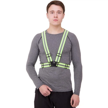 Жилет безопасности светоотражающий пояс сигнальный Zelart 7853 Neon Green