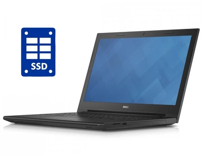 Ноутбук Б-класс Dell Inspiron 15 3542 / 15.6" (1366x768) TN / Intel Pentium 3558U (2 ядра по 1.7 GHz) / 4 GB DDR3 / 120 GB SSD / Intel HD Graphics / WebCam / АКБ не держит б/у