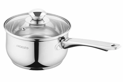 Ківш Ardesto Gemini Gourmet 1,6 л нержавіюча сталь + кришка (AR1916GSS)