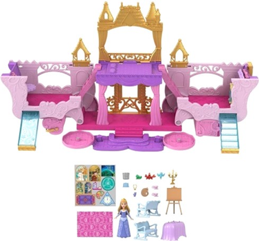 Zestaw Mattel Disney Princess Karoca i Zamek 2 w 1 (0194735222766)