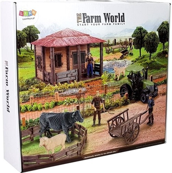 Zestaw do zabawy Leantoys Farm World Farma z akcesoriami (5903802458244)