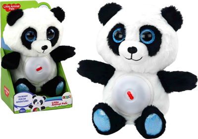 Pluszowa zabawka-projektor Leantoys Panda 30 cm (5905991004639)