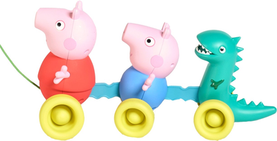 Zabawka do ciągnięcia Tomy Świnka Peppa Rodzinka (5011666735279)