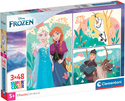 Puzzle Clementoni Disney Frozen II 3 w 1 3 na 48 elementów (8005125252848)