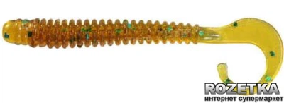 Твистер Reins Fat G-Tail Saturn 4" 12 шт 565 Motor Oil Green Flake (15520330)