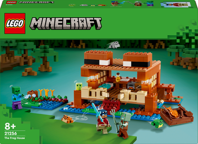 Zestaw klocków LEGO Minecraft Żabi domek 400 elementów (21256) (955555906441603) - Outlet