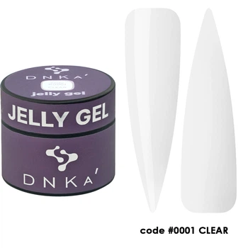 Моделюючий гель-желе DNKa Gelly Gel #0001 Clear 15 мл