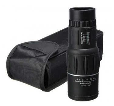 Монокуляр подзорная труба компактный легкий Bushnell 16 x 52 с чехлом (Черный)