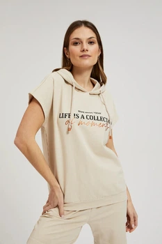 Худі жіноче MOODO 4302 XXL бежеве