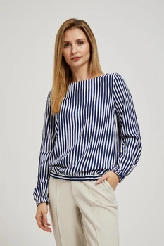 Блузка жіноча MOODO 4305 46 XXXL синя