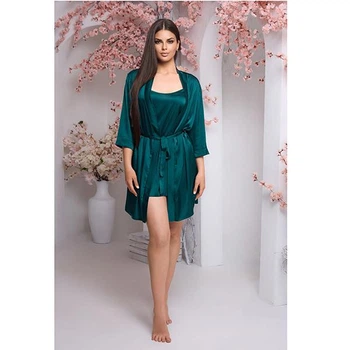 Халат женский XL зеленый 15798