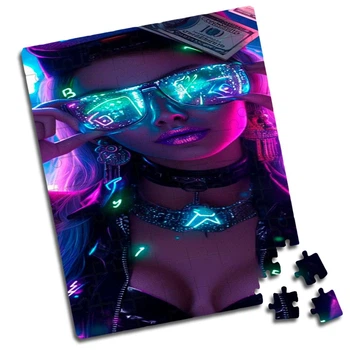 Пазл Girl A4 80 элементов