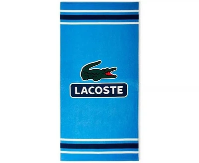 Полотенце Пляжное хлопковое Lacoste Home Cotton Croc Badge Signature 180х90 см