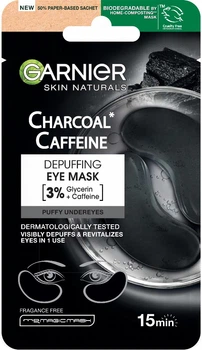 Тканинні патчі Garnier Skin Naturals для Зменшення мішків під очима з Кофеїном 5 г (3600542569026)