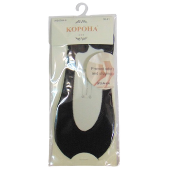 Подследники с силиконом Корона 36-41 черные 05046