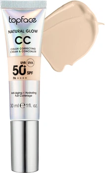 Тональний крем TopFace Natural Glow CC Cream & Concealer SPF 50+ 004 30 мл (PT472 (004))
