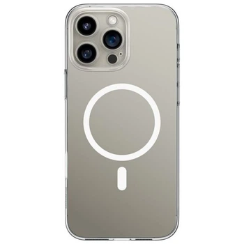 Защитный чехол BASEUS Crystal Magnetic Phone Case для iPhone 16 Pro - Transparent