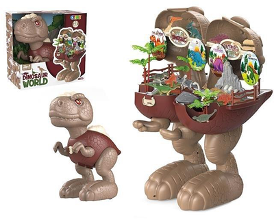 Zestaw do zabawy OTSIXE Dinosaur World 2 w 1 37 elementów (5901811167553)