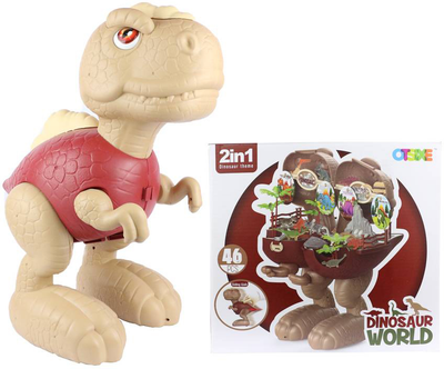 Zestaw do zabawy OTSIXE Dinosaur World 2 w 1 37 elementów (5901811167553)