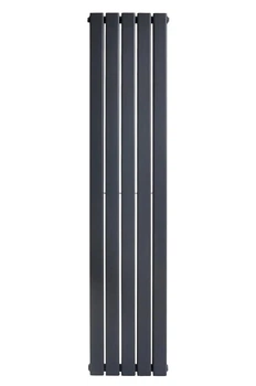 Дизайнерский радиатор отопления ARTTIDESIGN Livorno II 5/1800/340 вертикальный серый матовый