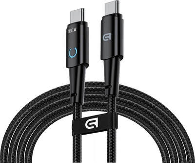 Кабель ArmorStandart AT-C1 USB Type-C to USB Type-C 100W 1.2 m Black (ARM75868)