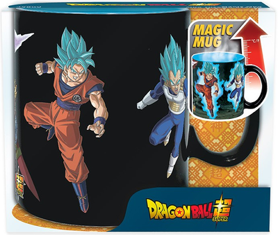 Kubek termoaktywny ABYstyle Dragon Ball Saiyans vs Black 460 ml (3665361098812)