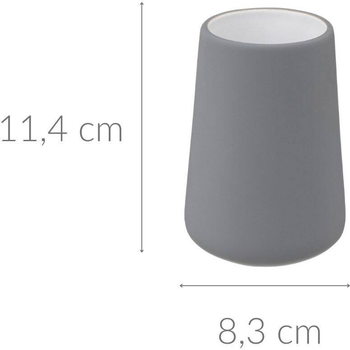 Стакан для зубних щіток 5five Simply Smart Cocon Grey (3560232563430)