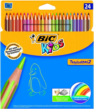 Олівці кольорові BIC Tropicolor 24 кольору (3270220022510)