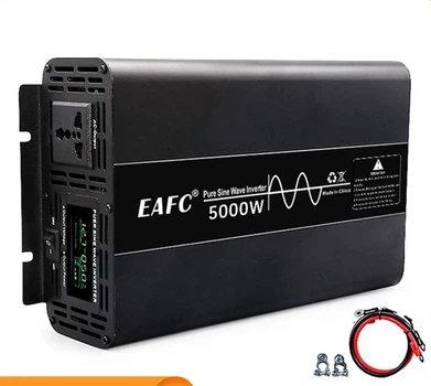 Преобразователь напряжения EAFC 5000 W 12 V чистый синусоидальный инвертор