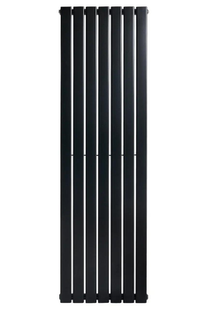 Дизайнерский радиатор отопления ARTTIDESIGN Livorno 7/1800/476/50 вертикальный черный матовый