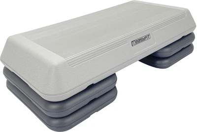 Степ платформа для аэробики и фитнеса EasyFit EF-0542 3 уровня Серая (56002996)