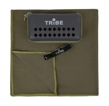 Полотенце из микрофибры 90х180 см в чехле Tribe Pocket Towel T-LC-0001-2XL-army-green