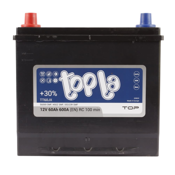 Автомобильный аккумулятор TOPLA Top 6CT 60Ah Asia L+ TT60JX
