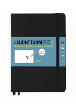 Скетч-Бук Leuchtturm1917, Medium (А5), 150 г/м.кв., Черный (362362)